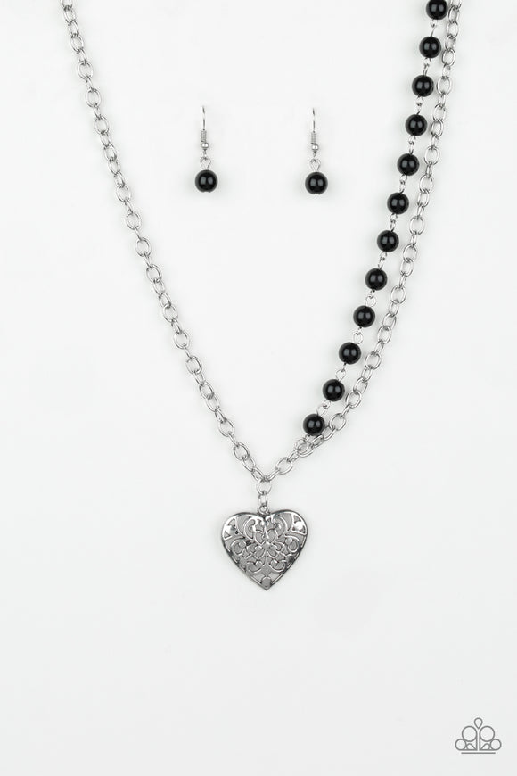 Forever In My Heart - Black Necklace - Box 13 - Black