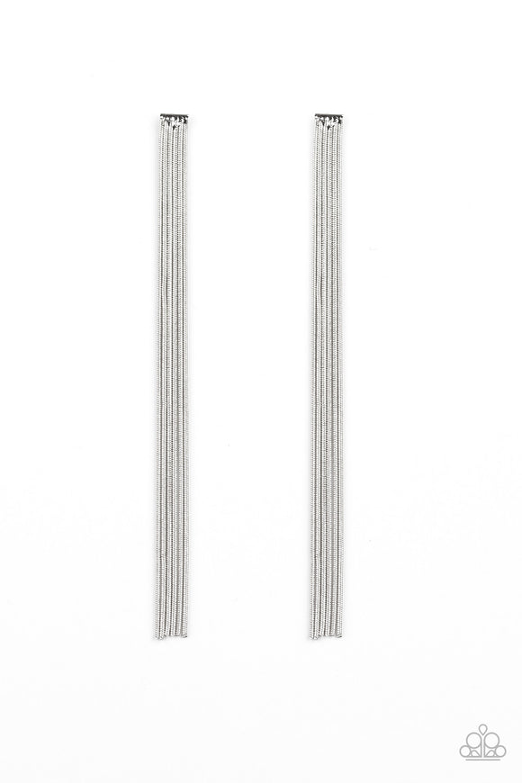 Head to Toe Dazzle - Silver Post Earring - Box 2 - Silver