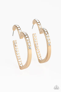 Heartbreaker - Gold Hoop Earring