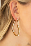 Heartbreaker - Gold Hoop Earring