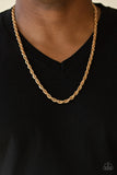 Instant Replay - Gold Necklace - Men's Line