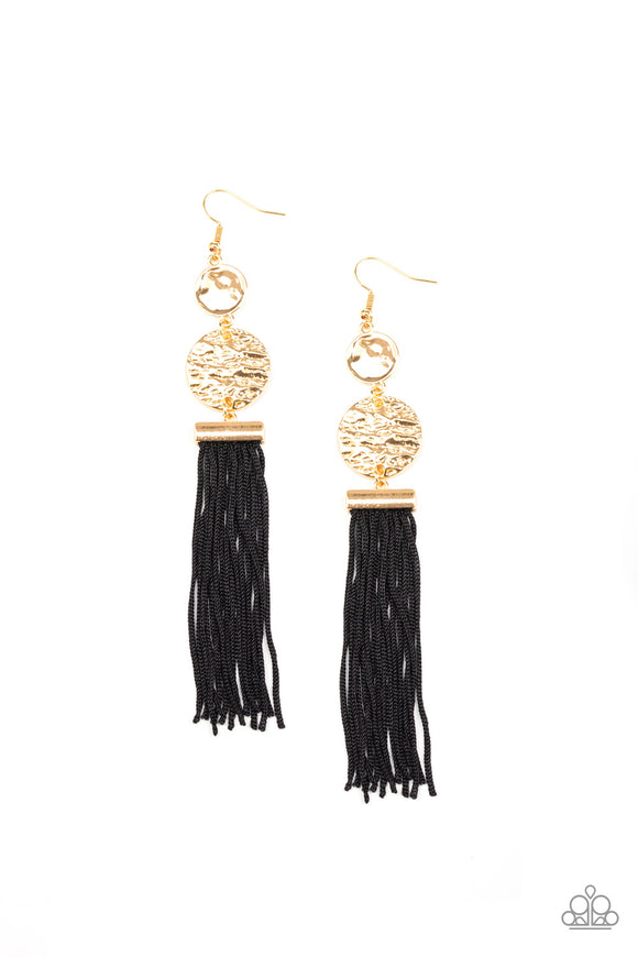 Lotus Gardens - Gold Earrings - Life Of The Party - 10/19