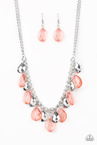 No Tears Left To Cry - Orange Necklace - Box 6 - Orange