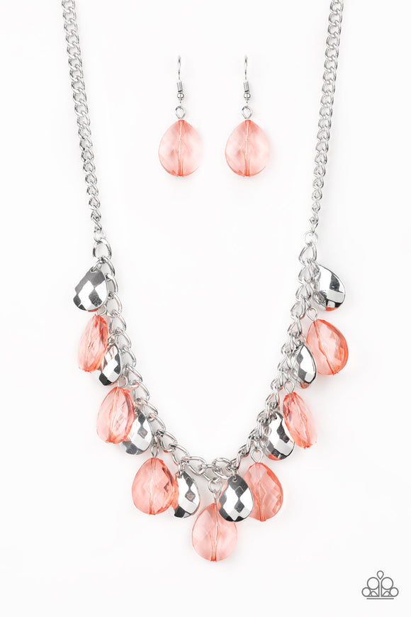 No Tears Left To Cry - Orange Necklace - Box 6 - Orange