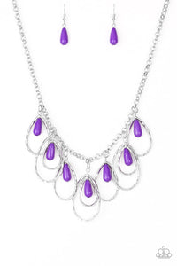 Tango Tempest - Purple Necklace - Box 6