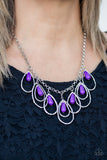 Tango Tempest - Purple Necklace - Box 6