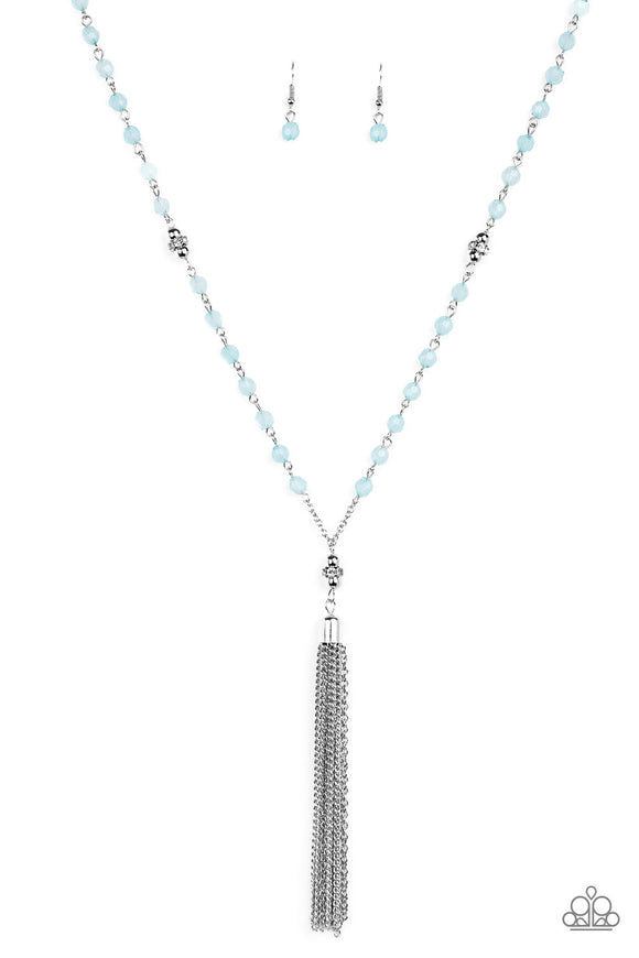 Tassel Takeover - Blue Necklace - Box 3 - Blue