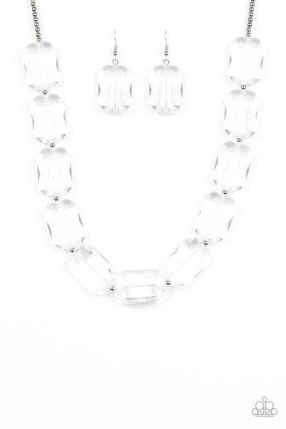 The ICE President - White Necklace - Box 11 - White