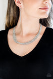 Backstage Bravado - Silver Necklace - Box 24 - Silver