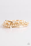 Downtown Darling - Gold Stretch Bracelet - Stretch Gold Box