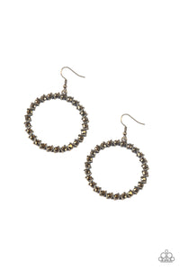 Enlightened Me - Brass Earrings