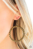 Enlightened Me - Brass Earrings