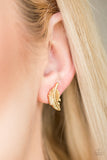Flying Feathers - Gold Post Earring - Box 2 - Gold