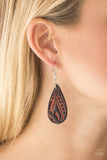 Get In The Groove - Brown Earrings - Box BrownE3