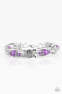 Happy Vibe, Happy Tribe - Purple Bracelet