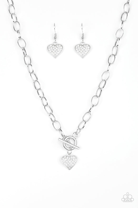 Harvard Hearts - White Necklace - Box 4 - White