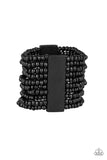 JAMAICAN Me Jam - Black Bracelet - Box Stretch Black