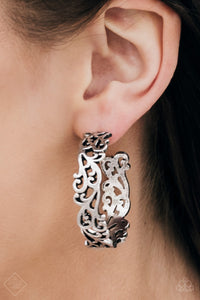 Just A Whim - Silver Hoop Earring