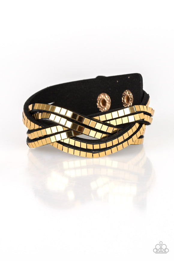 Looking For Trouble - Gold Urban Bracelet
