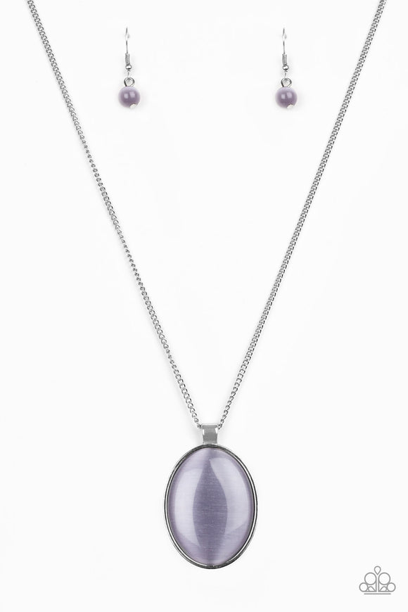 Pretty Poppin' - Purple Necklace