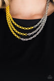 Turn Up The Volume - Yellow Necklace - Box 3 - Yellow