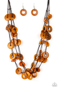 Wonderfully Walla Walla - Orange Necklace - Box 3 - Orange