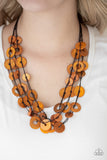 Wonderfully Walla Walla - Orange Necklace - Box 3 - Orange