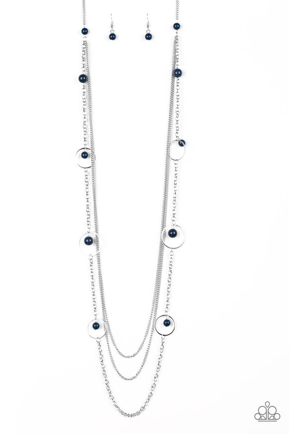 Collectively Carefree - Blue Necklace - Box 3 - Blue