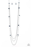 Collectively Carefree - Blue Necklace - Box 3 - Blue
