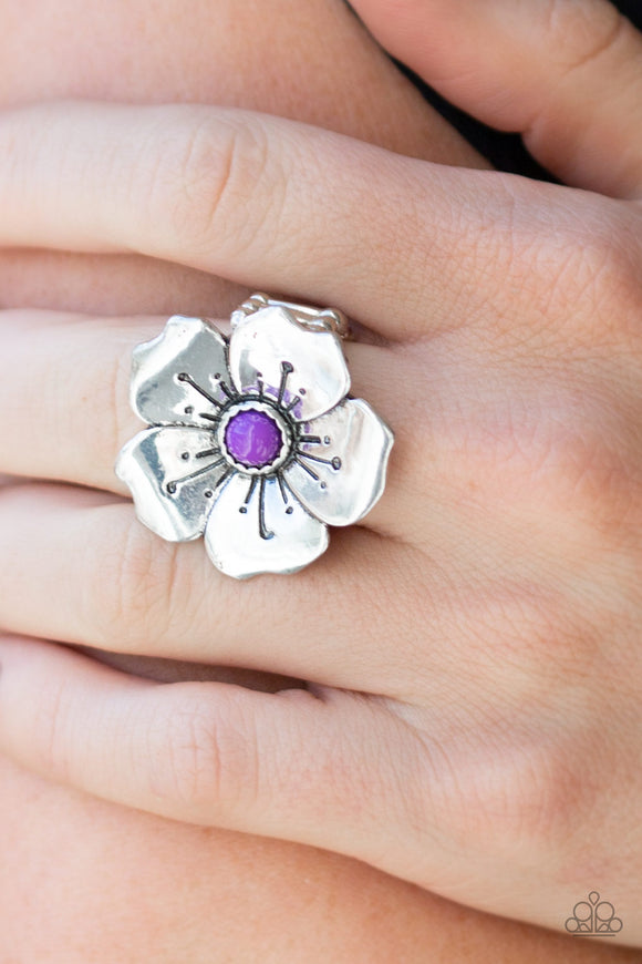 Boho Blossom - Purple Ring - Box 6