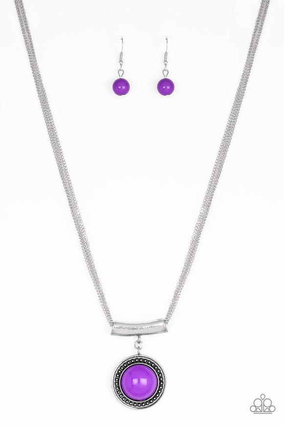 Gypsy Gulf - Purple Necklace - Box 4 - Purple