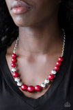 Take Note - Red Necklace - Box 6 - Red