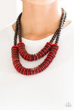 Dominican Disco - Red Necklace - Box 4 - Red