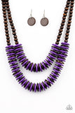 Dominican Disco - Purple Necklace - Box 5 - Purple