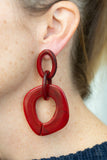 Torrid Tropicana - Red Post Earring - Box 1 - Red