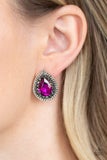 Debutante Debut - Pink Post Earrings