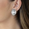 Movie Star Sparkle - White Post Earring