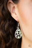 Fabulously Wealthy - Green Earrings