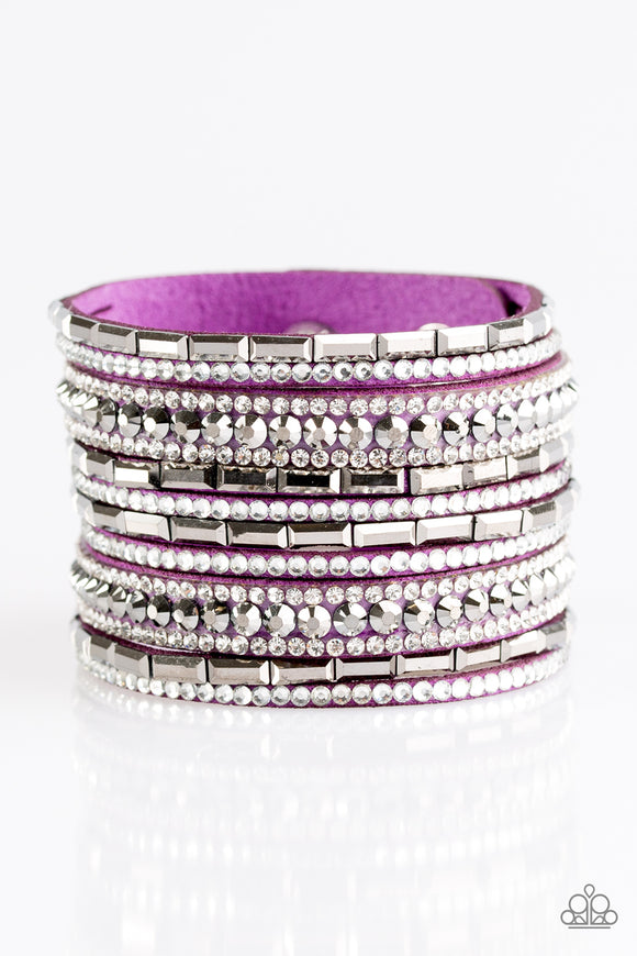 Wham Bam Glam - Purple Urban Bracelet