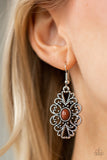 Over The POP - Brown Earrings - Box BrownE3