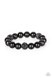 Cake Walk - Black Stretch Bracelet