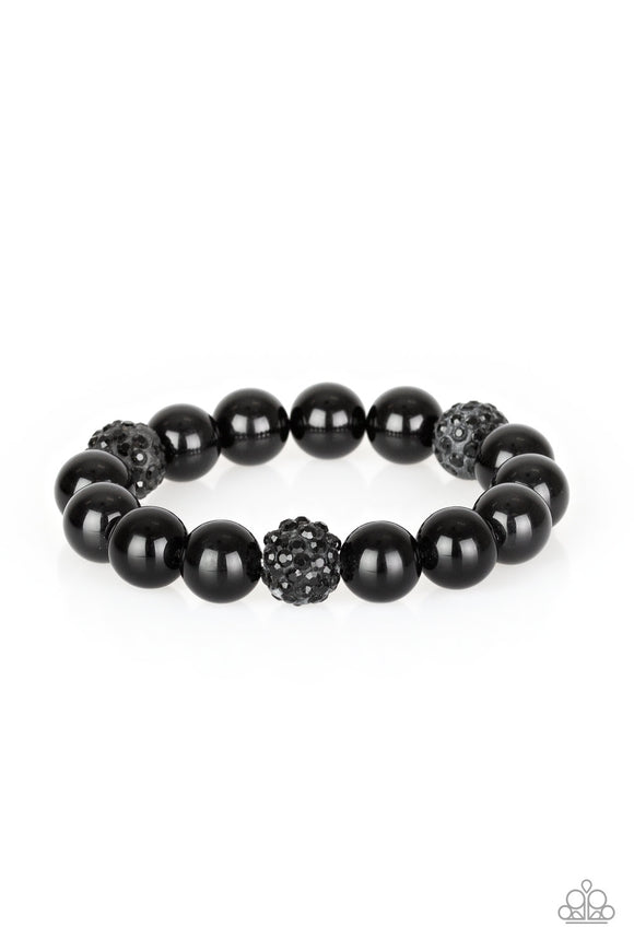 Ideal Idol - Black Bracelet - Box Stretch Black