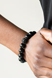 Ideal Idol - Black Bracelet - Box Stretch Black