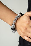 Uptown Tease - Black Bracelet - Box Stretch Black