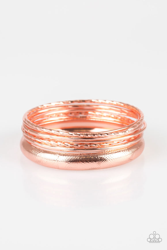 The Customer Is Always BRIGHT - Copper Bangle Bracelet - Copper Bangle