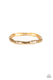 Watch Out For Ice - Gold Stretch Bracelet - Stretch Gold Box