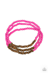 Woodland Wanderer - Pink Bracelet