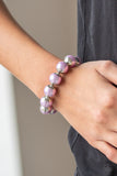 One Woman Show-STOPPER - Purple Stretch Bracelet