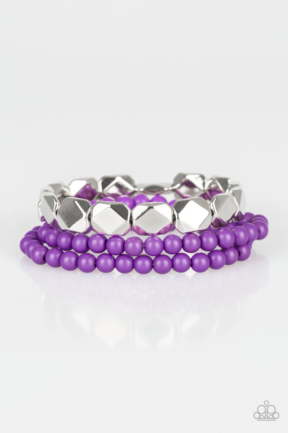 Fiesta Flavor - Purple Bracelet