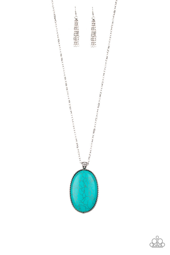 Stone Stampede - Blue Necklace - LOP 8/19 - Box 5 - Life Of The Party